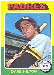 1975 Topps Baseball Cards      509     Dave Hilton